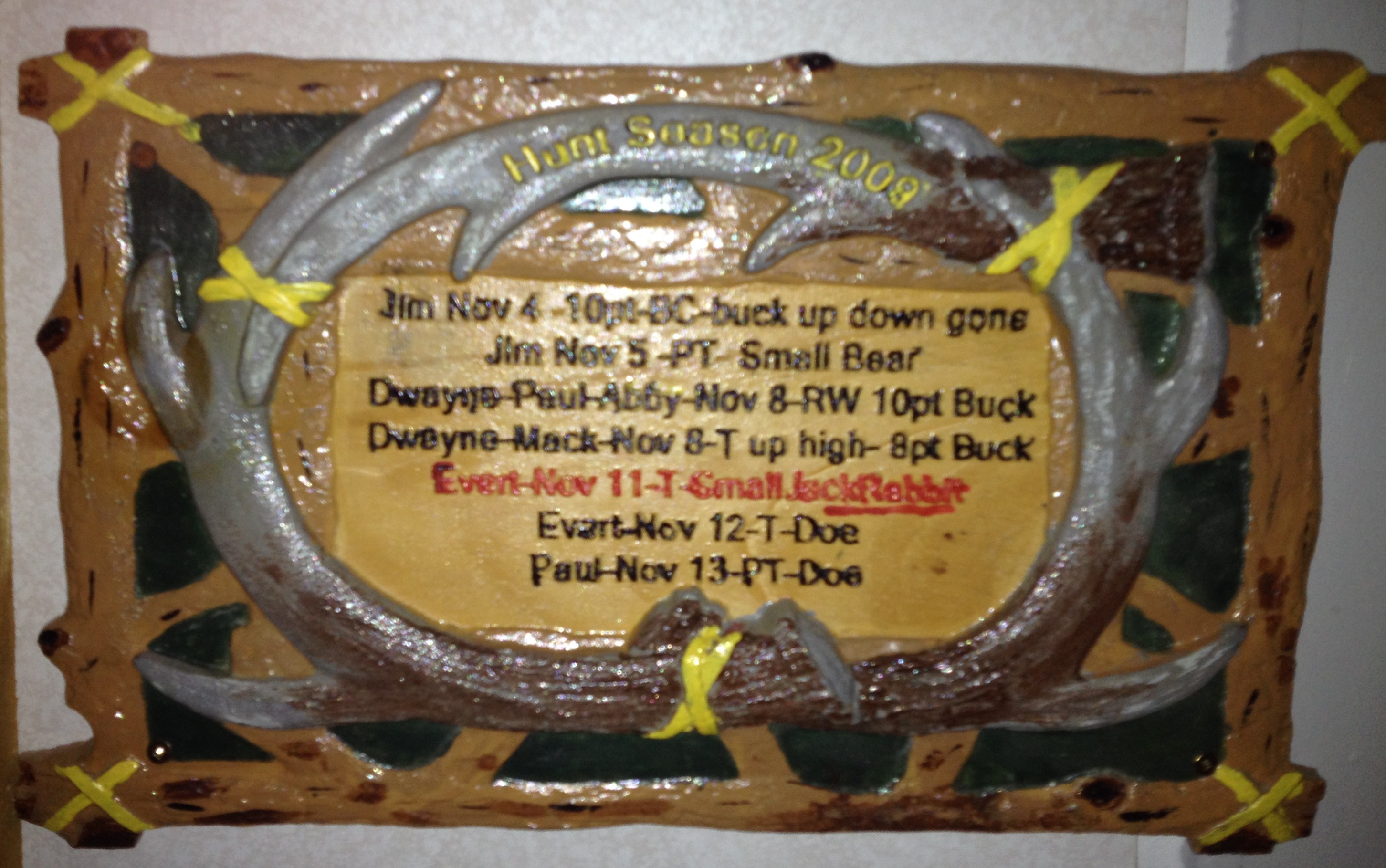 Hunting Plaque Picture This Wood Carvings